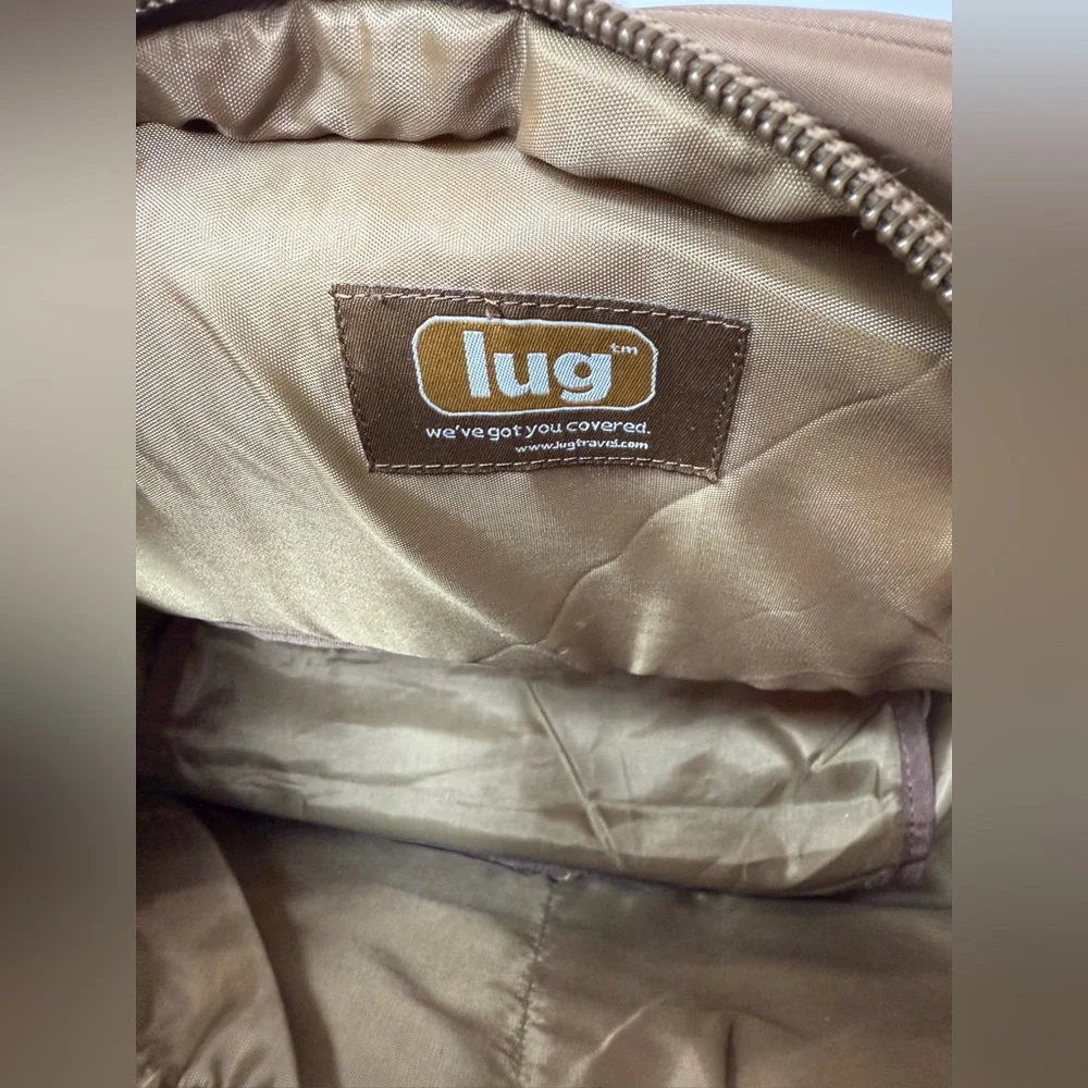 Lug Tuk Tuk Brown Quited Carry All Baby Diaper Bag Changing Pad Travel Overnight